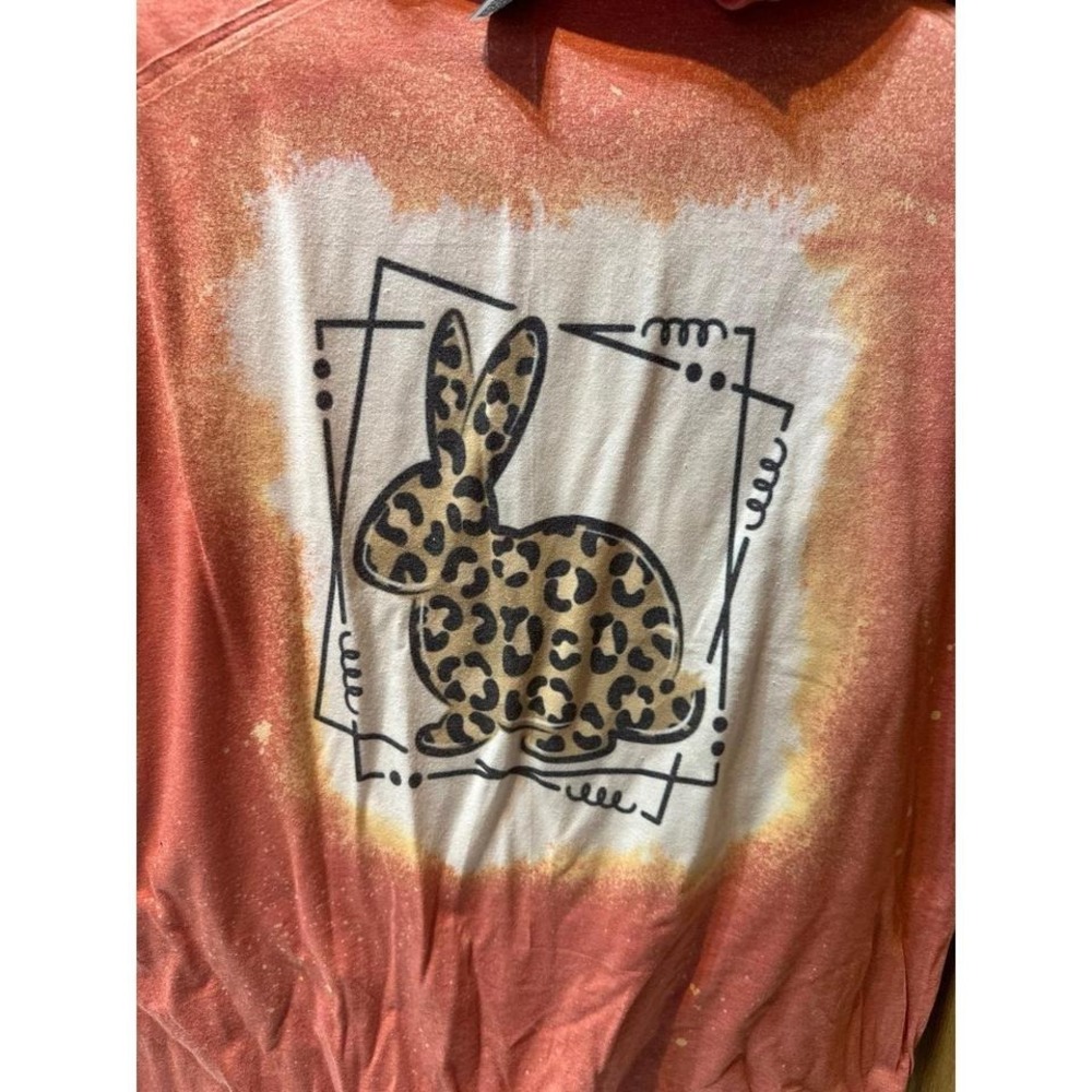 Bleached‎ cheetah bunny tee